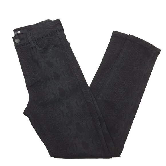 Joe's Women's Black Python Skinny Jeans Size 26 - Picture 2 of 7